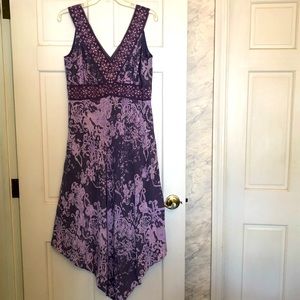 INC. sleeveless handkerchief dress